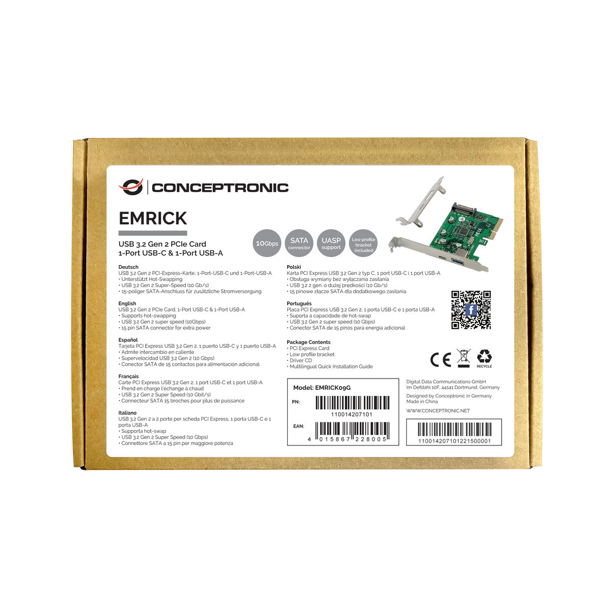 PCI kartica Conceptronic 110014207101
